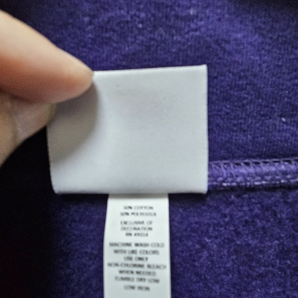 Champion Eco Authentic Washington Huskies Men's 1/4 Zip Sweatshirt Purple XXL - Picture 7 of 7